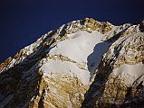302 Annapurna Main Summit Close Up At Sunrise From Annapurna Sanctuary Base Camp Here is a close up of Annapurna Main (8091m) summit at sunrise from Annapurna Sanctuary Base Camp.
